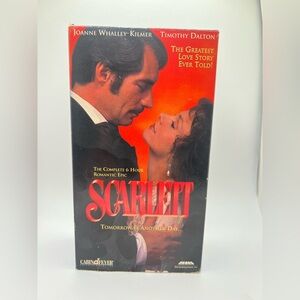 Scarlett VHS Tape with Dramatic Cover Art